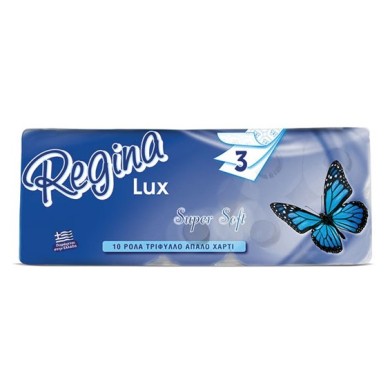 REGINA Lux - Τρίφυλλο απαλό χαρτί υγείας - 10 ρολά