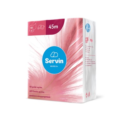 Servin - Δίφυλλο χαρτί υγείας- 40 ρολά