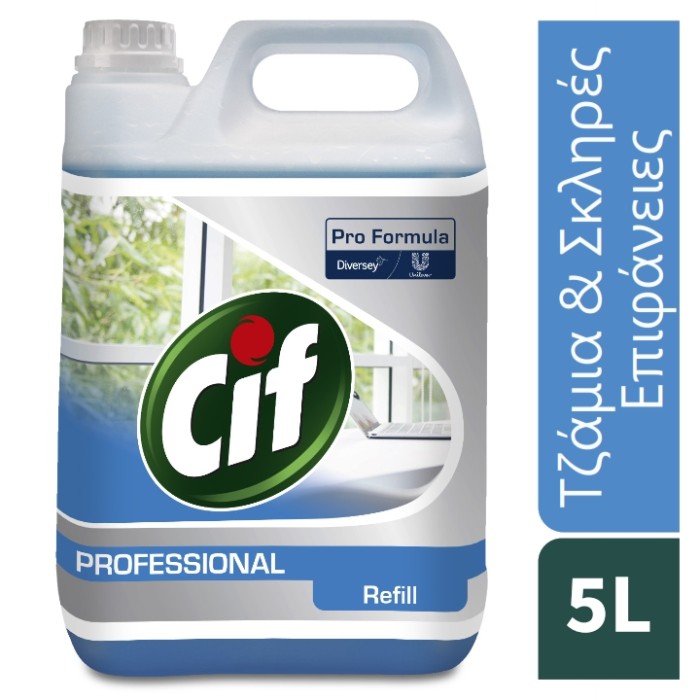 Cif Professional - Καθαριστικό για τζάμια & σκληρές επιφάνειες - 5L