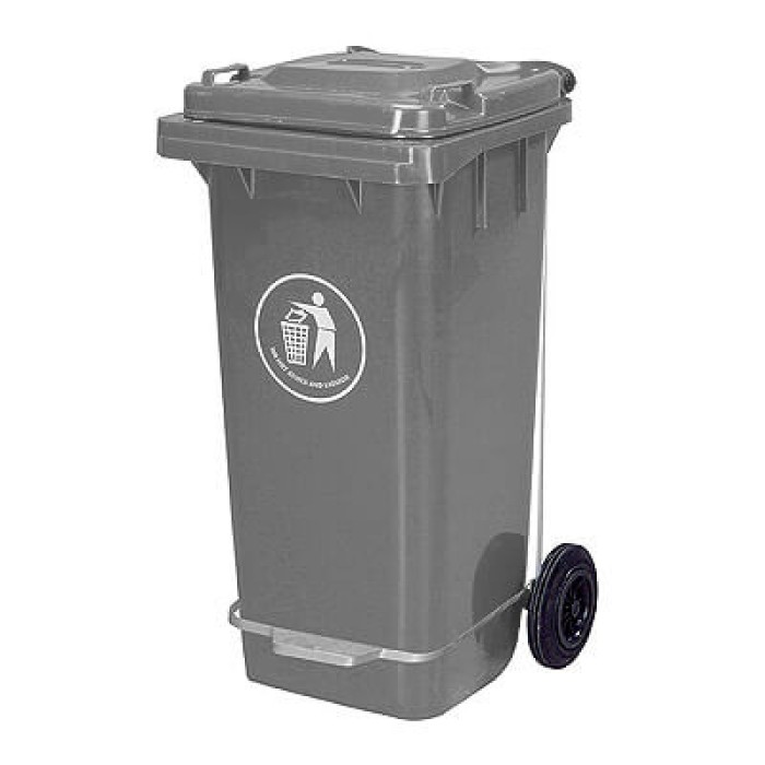 Κάδος με ρόδες και πεντάλ - 120L