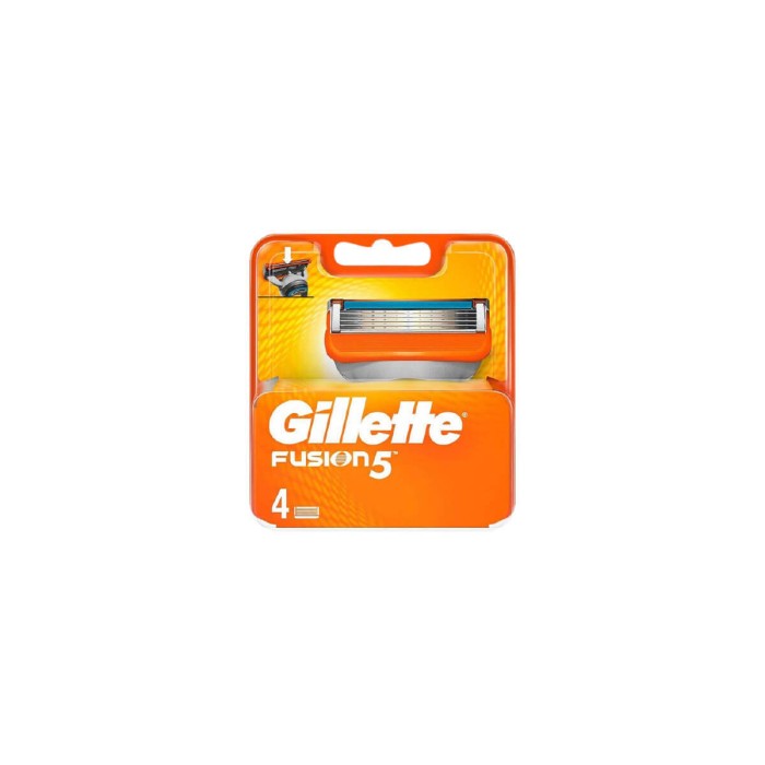Gillette Fusion 5 - Ξυραφάκια - 4 τεμάχια